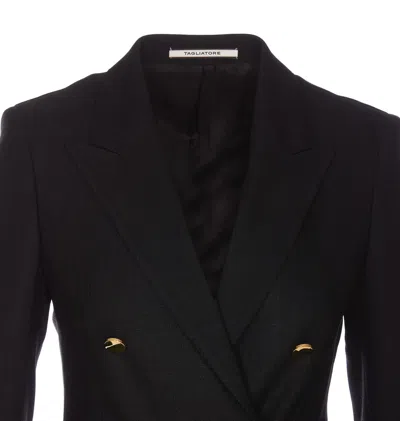 Shop Tagliatore Jackets In Black