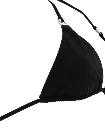 Shop Nanushka "zaida" Bikini Top In Black