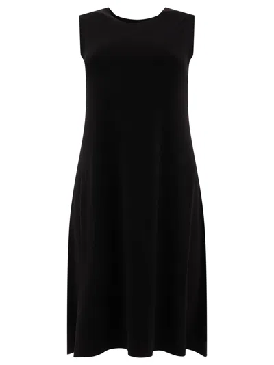 Shop Norma Kamali "swing" Dress In Black