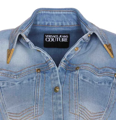 Shop Versace Jeans Couture Jackets In Blue