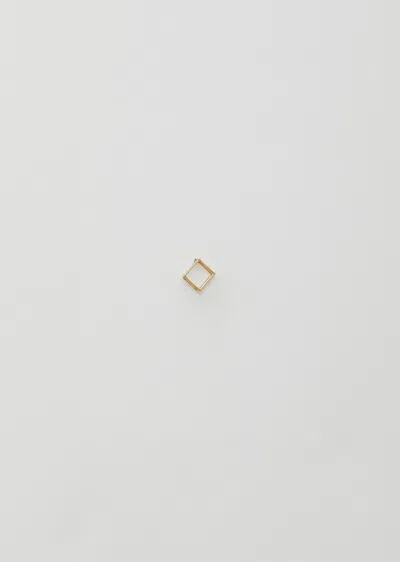 Shihara Diamond Square Earring 10 In 18k Yellow Gold