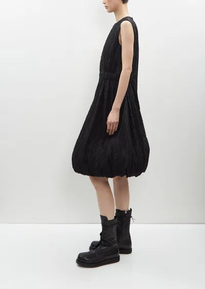 Shop Noir By Kei Ninomiya Floating Jacquard Dress In 1-black