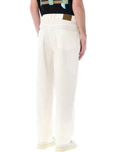 Shop Pop Trading Company Pop Trading Company Drs Pants In Offwhite