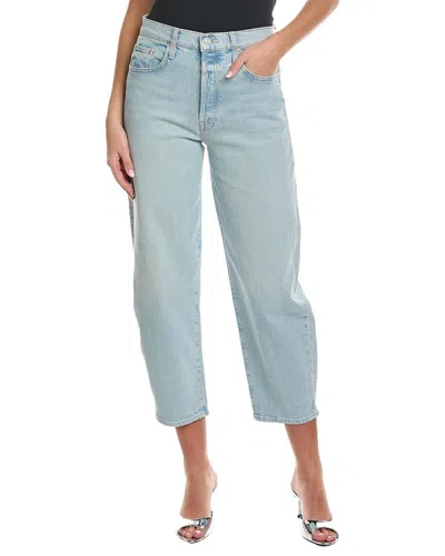 Shop Mother Denim The Curbside Party Ankle Jean In Blue