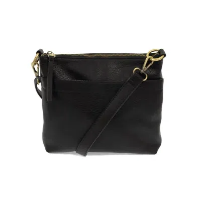 Shop Joy Susan Layla Zip Top Crossbody Bag In Black