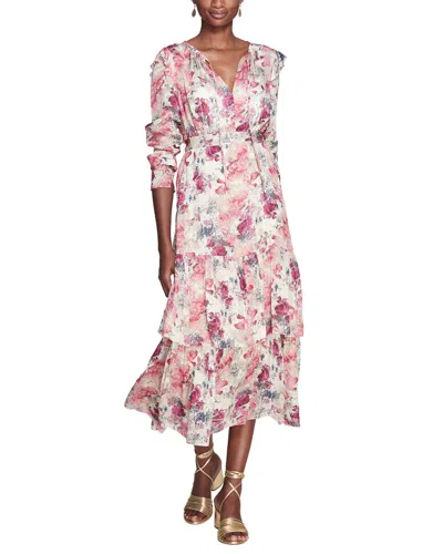 Shop Marchesa Notte Amber Maxi Dress In Pink