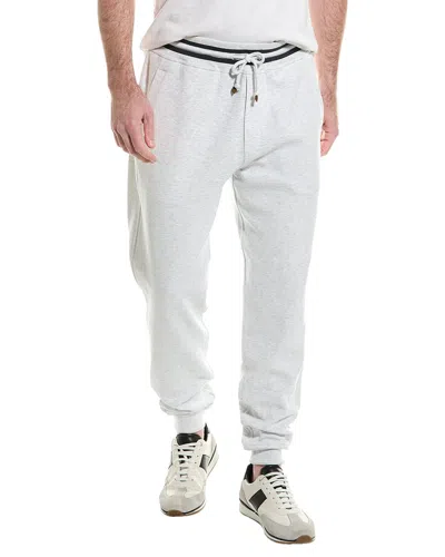 Shop Brunello Cucinelli Gym Pant In Grey