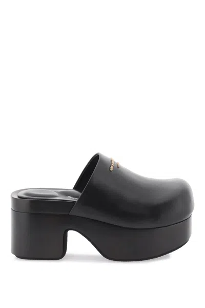 Shop Alexander Wang 'zoe' Clogs In Black