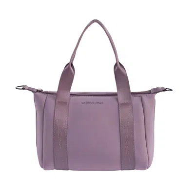 Shop Mytagalongs Nano Commuter Bag In Everleigh Dusty Lilac In Multi