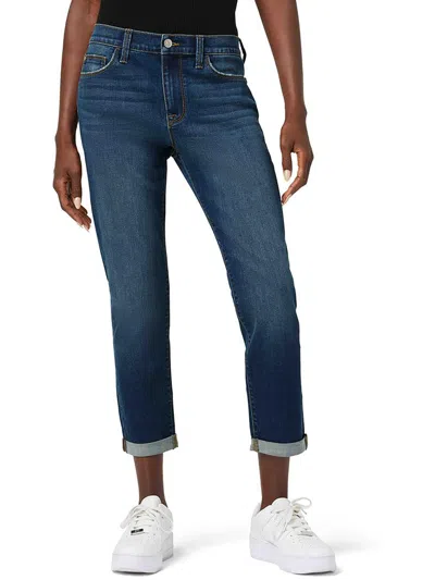 Shop Hudson Natalie Womens Mid Rise Slim Boyfriend Jeans In Multi