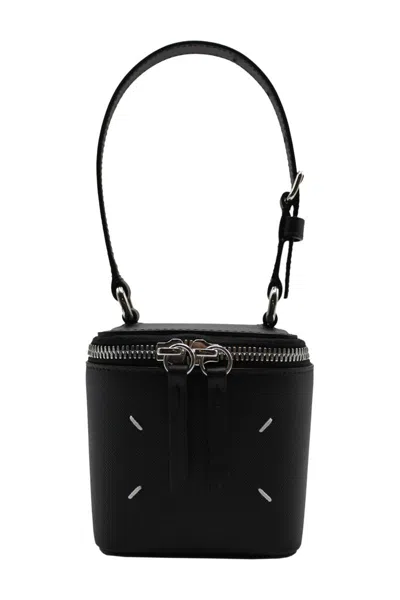 Shop Maison Margiela Mini Box Bags In Black