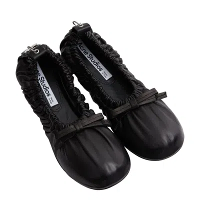 Shop Acne Studios Ballet Shoe In Black