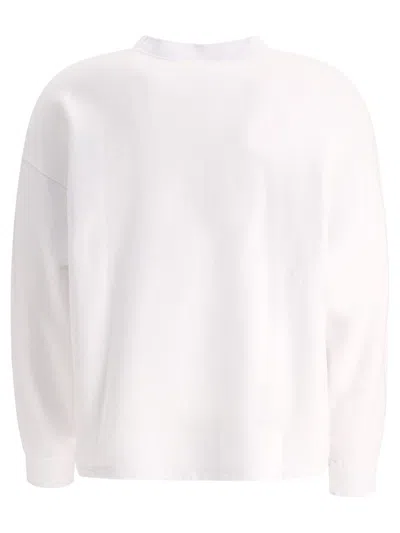 Shop Bode "ironworks" Sweatshirt In White