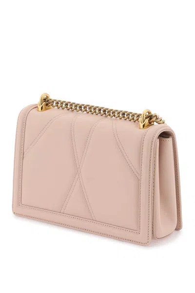Shop Dolce & Gabbana Devotion Medium Bag In Rosa