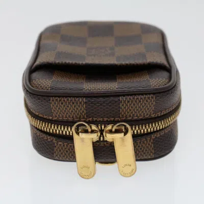 Pre-owned Louis Vuitton Etui Okapi Brown Canvas Clutch Bag ()