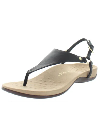 Shop Vionic Kirra Womens Slingback Thong Sandals In Black