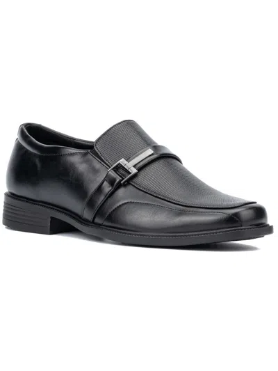 Shop X-ray Magno Mens Faux Leather Slip-on Loafers In Black