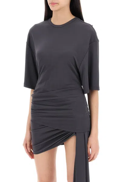 Shop Christopher Esber Top With Side Draping Detail
