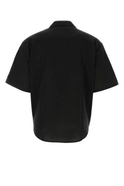 Shop Ami Alexandre Mattiussi Ami Man Black Cotton Shirt