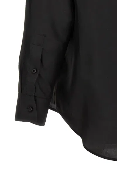 Shop Burberry Men 'knight' Shirt In Black