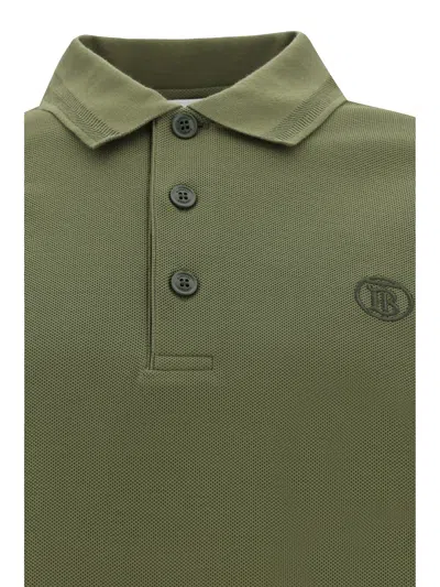 Shop Burberry Men Eddie Polo Shirt In Multicolor