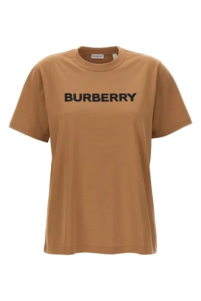 Shop Burberry Women 'margot' T-shirt In Cream