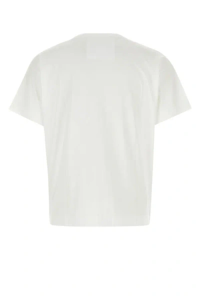 Shop Givenchy Man White Cotton T-shirt In Brown
