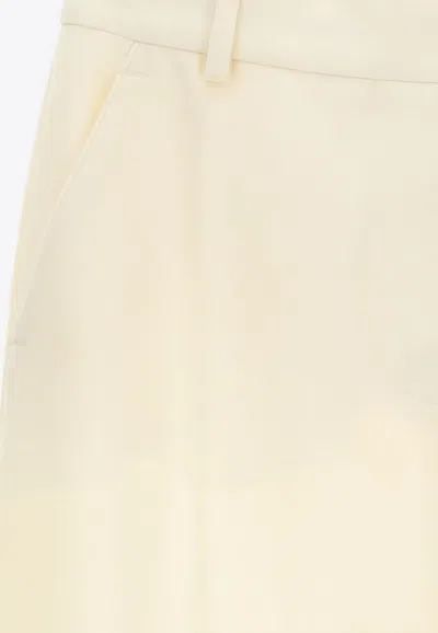 Shop Stella Mccartney A-line Maxi Skirt In Cream