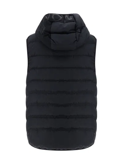 Shop Moncler Men Nubiera Down Vest In Black
