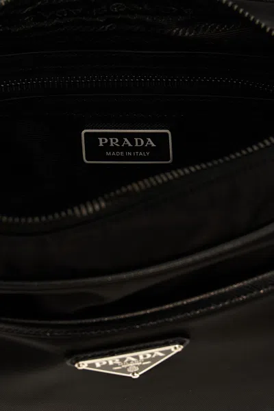 Shop Prada Men 'camera Bag' Crossbody Bag In Black