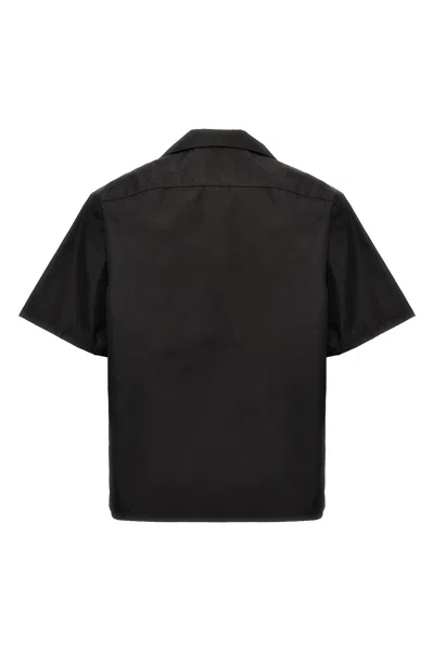 Shop Prada Men Re-nylon Shirt In Black