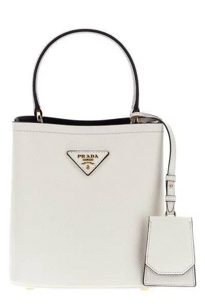 Prada Double Bucket Bag In Multicolor