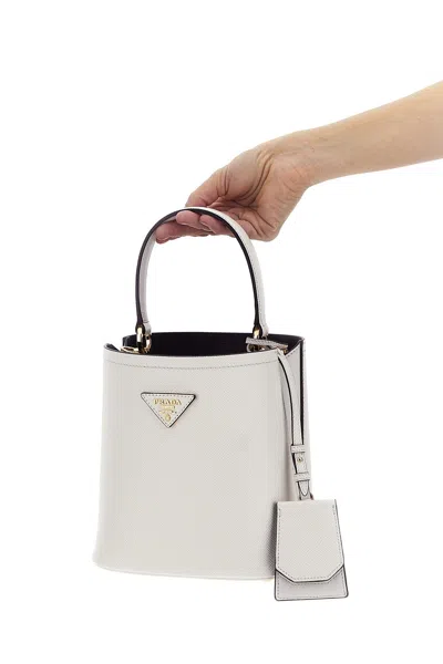 Prada Double Bucket Bag In Multicolor