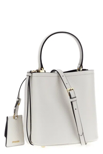 Prada Double Bucket Bag In Multicolor