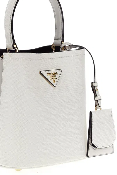 Prada Double Bucket Bag In Multicolor