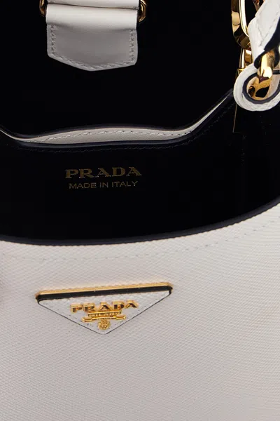 Prada Double Bucket Bag In Multicolor