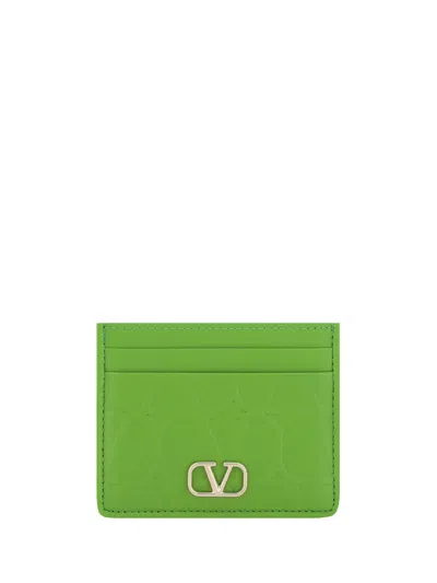 Shop Valentino Garavani Women  Garavani Vlogo Card Holder In Multicolor