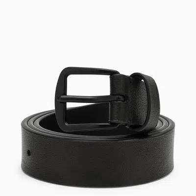 Shop Ann Demeulemeester Black Leather Belt