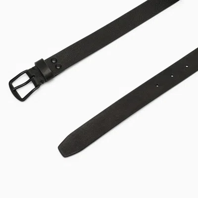 Shop Ann Demeulemeester Black Leather Belt