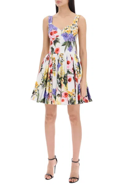 Shop Dolce & Gabbana Rose Garden Mini Dress