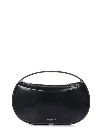 Shop Coperni Small Sound Swipe Handbag In Nero