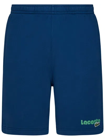 Shop Lacoste Shorts In Blu