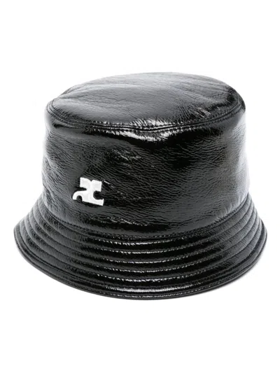 Shop Courrèges Hats In Black