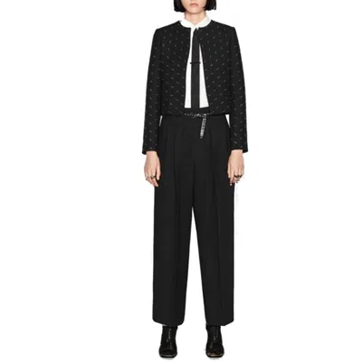 Shop Dior Wool And Silk Pants In Black