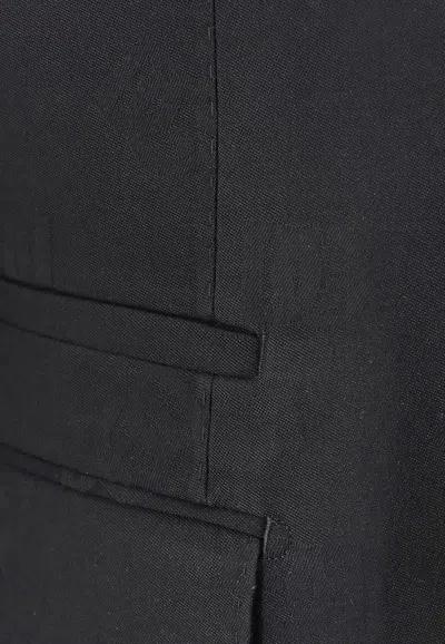 Shop Dolce & Gabbana All-over Monogram Blazer In Black