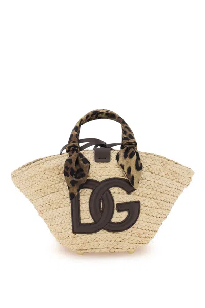 Shop Dolce & Gabbana Kendra Handbag In Beige