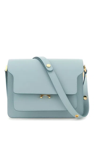 Marni Trunk Medium Bag In Celeste