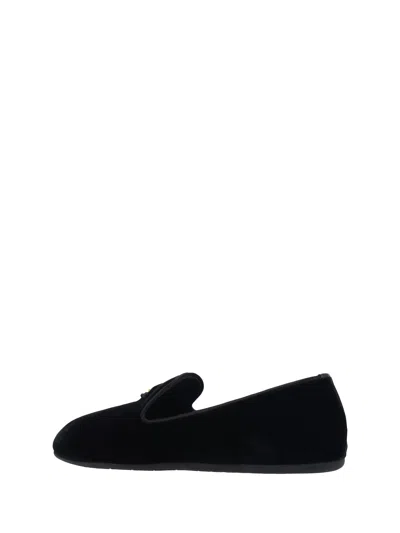 Shop Prada Women Loafers In Black