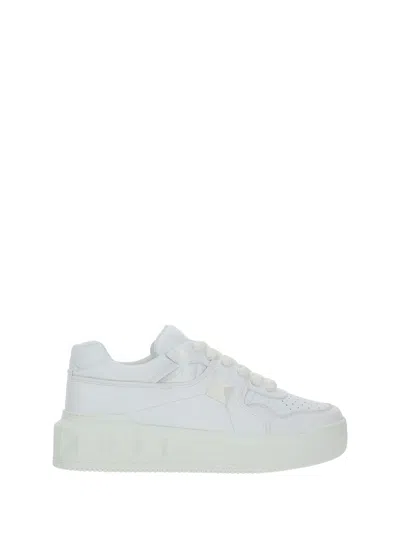 Shop Valentino Garavani Men  Garavani One Stud Xl Sneakers In White