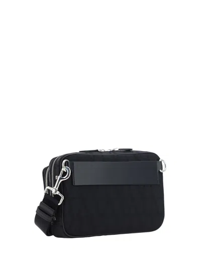 Shop Valentino Garavani Men  Garavani Toile Iconographe Shoulder Bag In Black